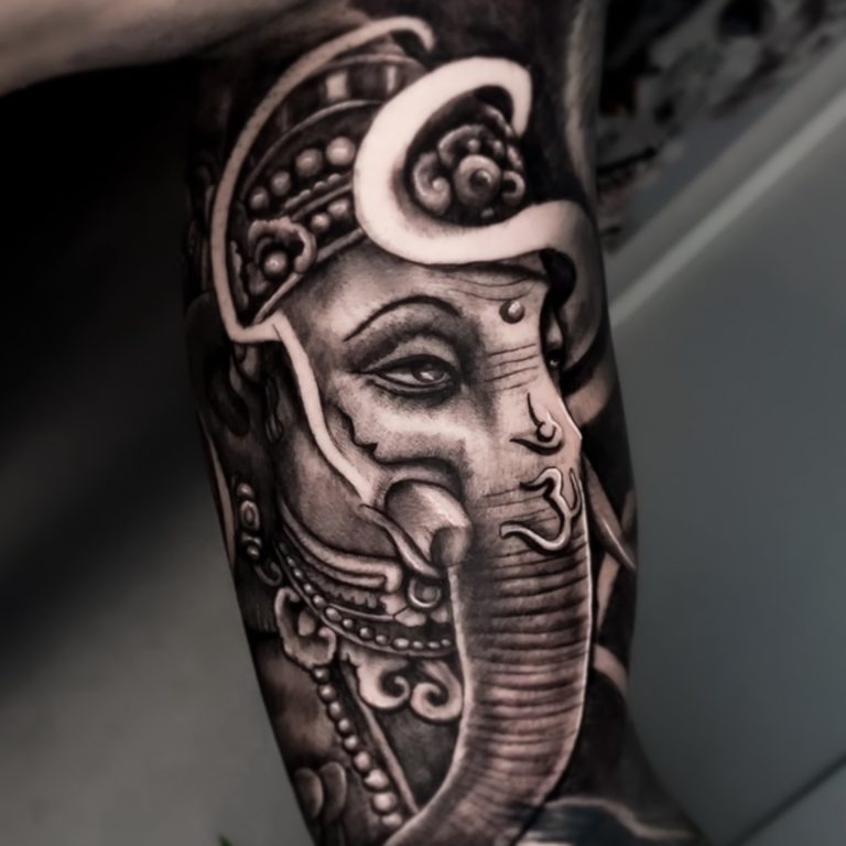 Ganesha Tattoos That Celebrate Wisdom And Prosperity For Devotees