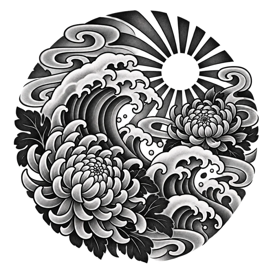 Shoulder tattoos for men tattoo design generated with AI Tattoo Lab