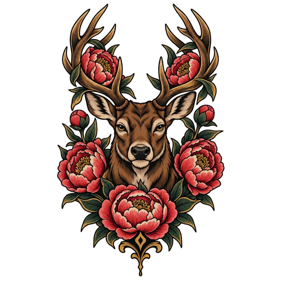 Thigh tattoos for men tattoo design generated with AI Tattoo Lab