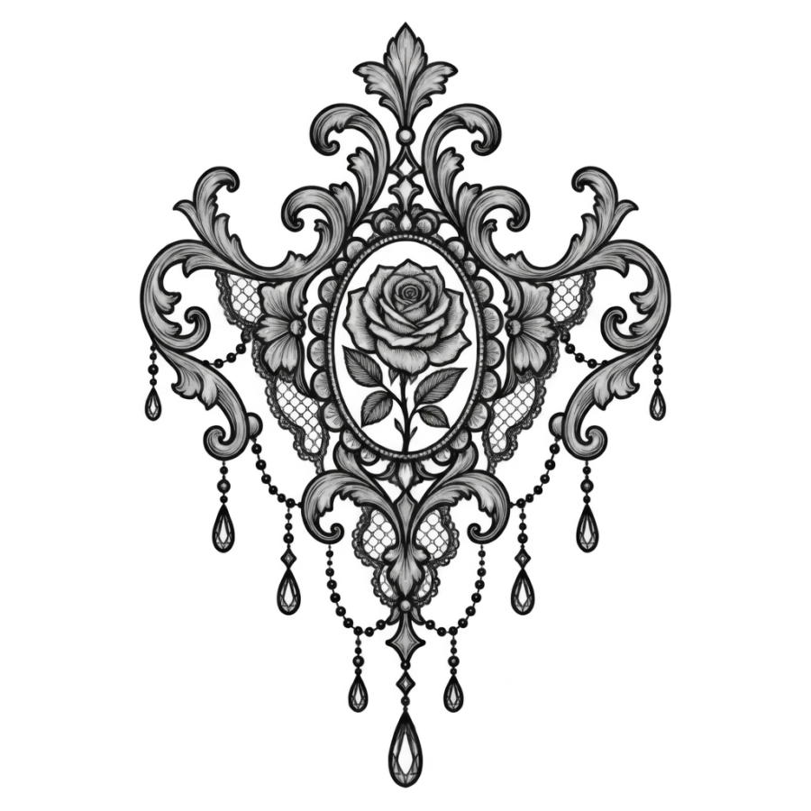 Thigh tattoos for men tattoo design generated with AI Tattoo Lab