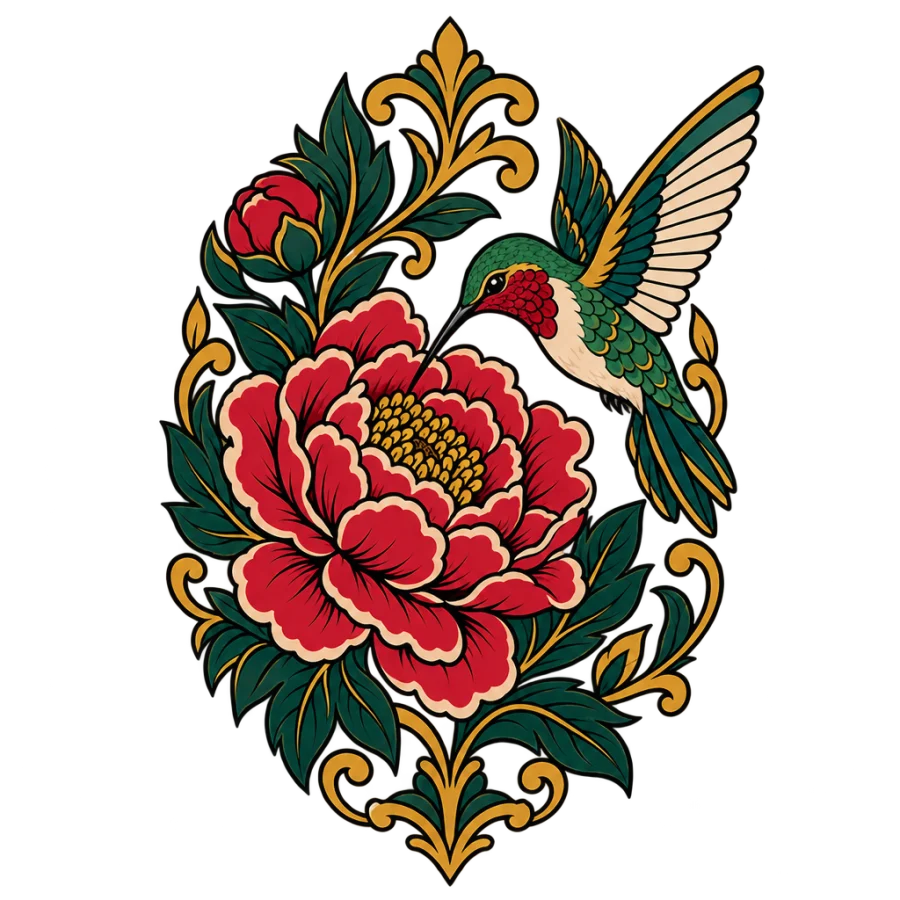 Thigh tattoos for women tattoo design generated with AI Tattoo Lab