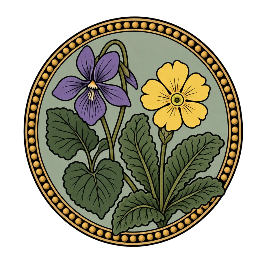 February birth flower tattoo design generated with AI Tattoo Lab