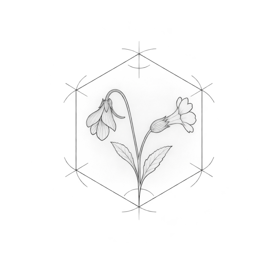 February birth flower tattoo design generated with AI Tattoo Lab