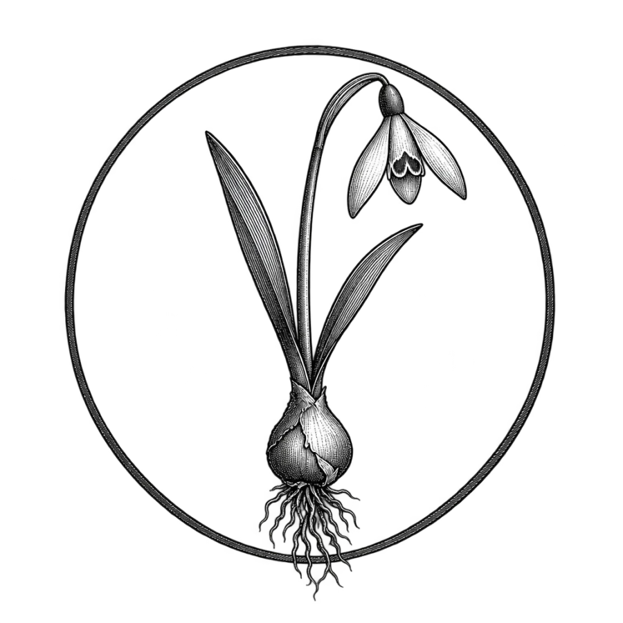 January birth flower tattoo design generated with AI Tattoo Lab