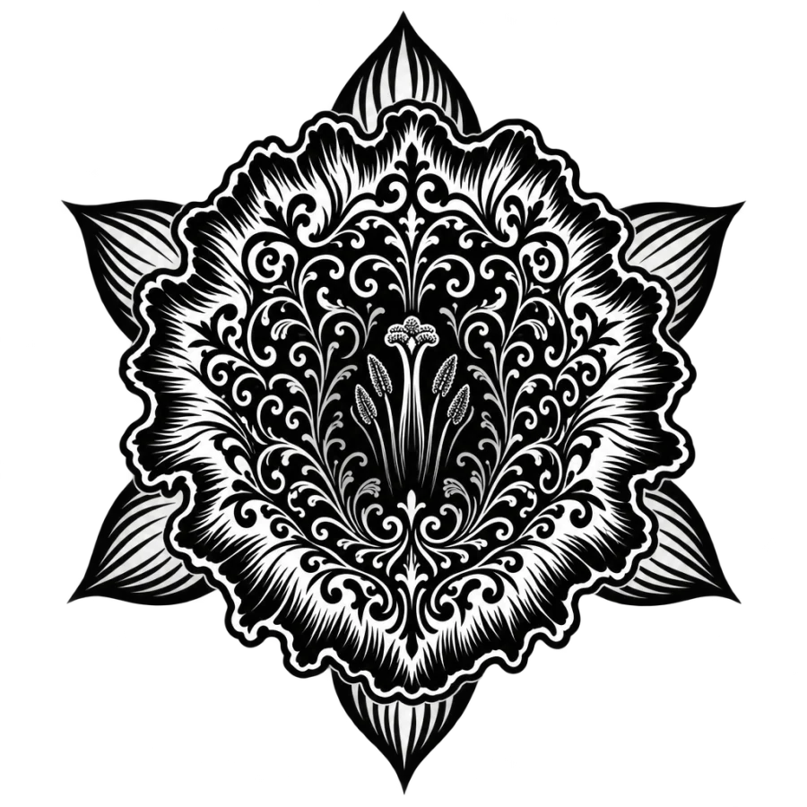March birth flower tattoo design generated with AI Tattoo Lab