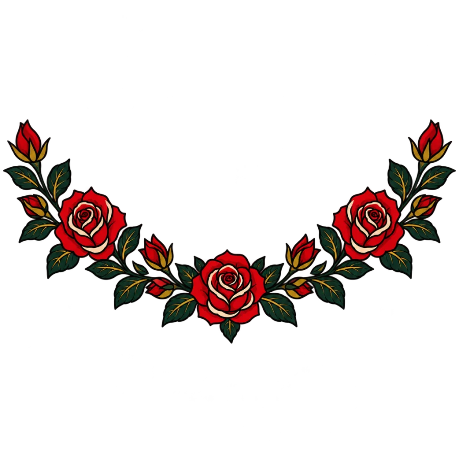 Hip tattoo design generated with AI Tattoo Lab