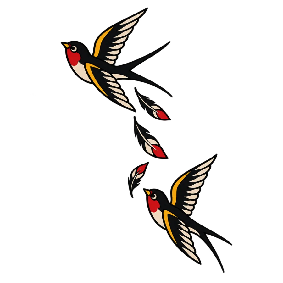 Hip tattoo design generated with AI Tattoo Lab