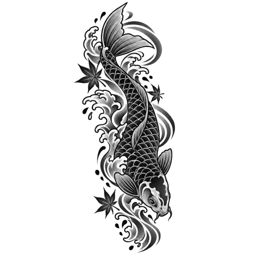 Hip tattoo design generated with AI Tattoo Lab