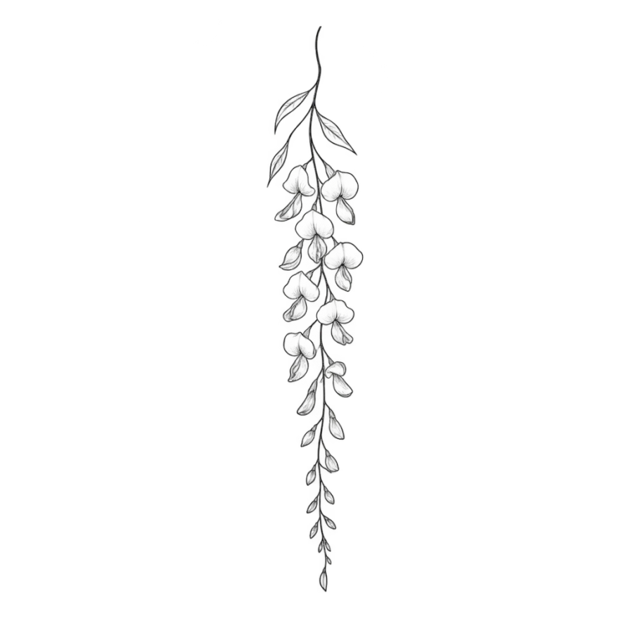 Sternum tattoo design generated with AI Tattoo Lab
