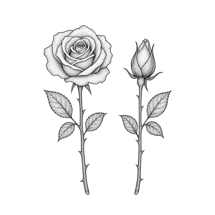 Mother daughter tattoos tattoo design generated with AI Tattoo Lab