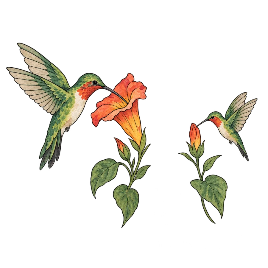 Mother daughter tattoos tattoo design generated with AI Tattoo Lab