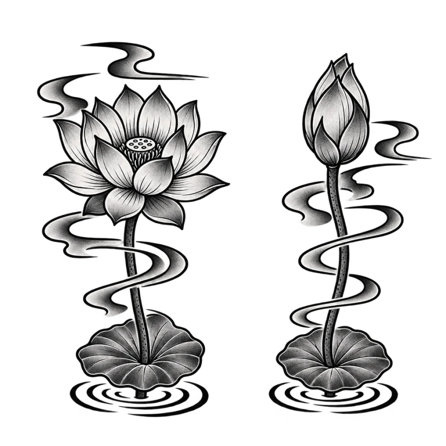 Mother daughter tattoos tattoo design generated with AI Tattoo Lab
