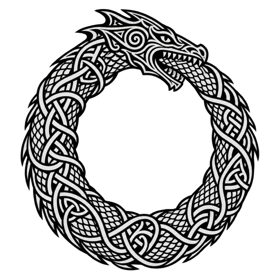 Viking tattoo design generated with AI Tattoo Lab