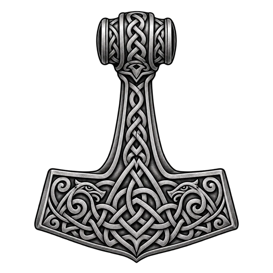 Viking tattoo design generated with AI Tattoo Lab