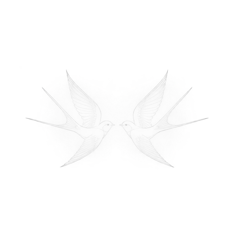 White ink tattoo design generated with AI Tattoo Lab