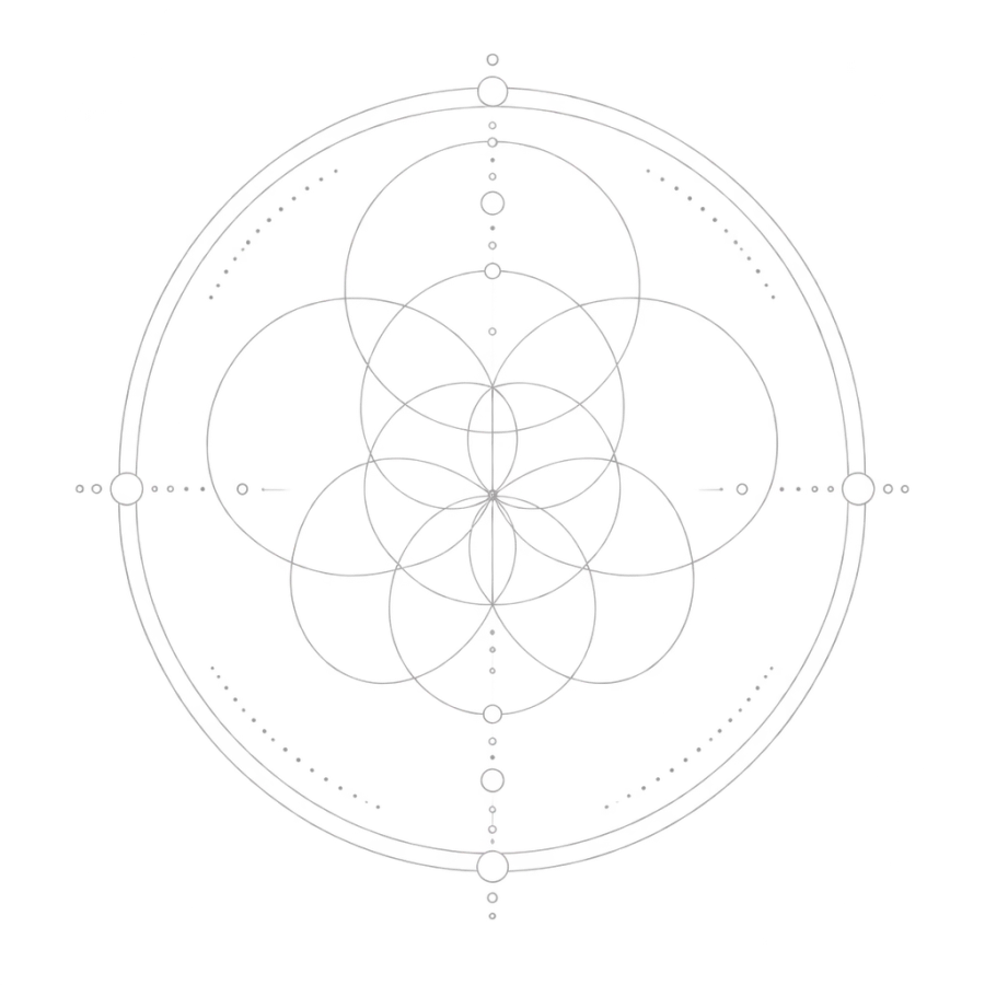 White ink tattoo design generated with AI Tattoo Lab