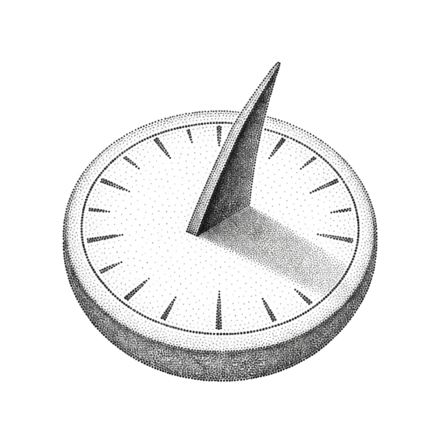 Clock tattoo design generated with AI Tattoo Lab