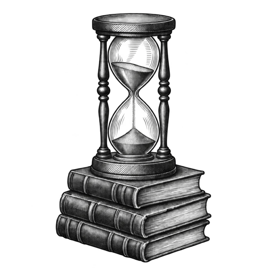 Hourglass tattoo design generated with AI Tattoo Lab