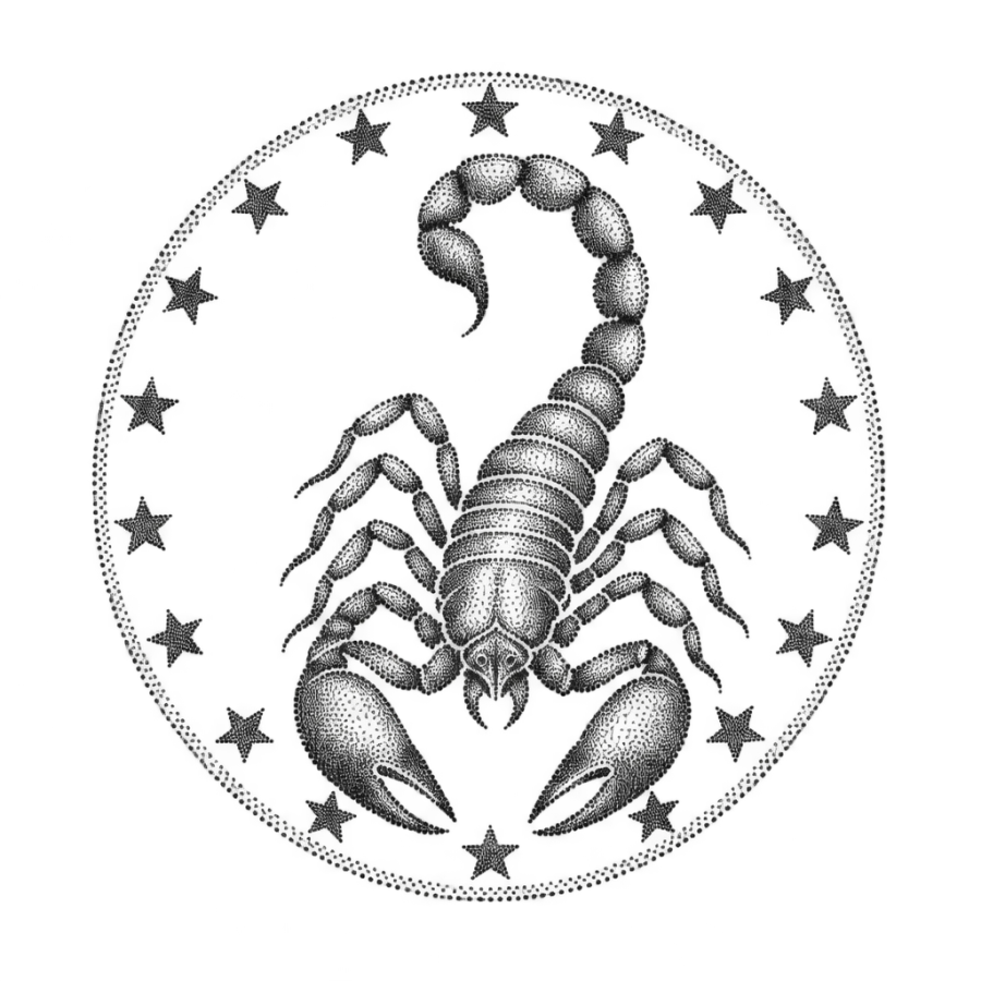 Scorpion tattoo design generated with AI Tattoo Lab