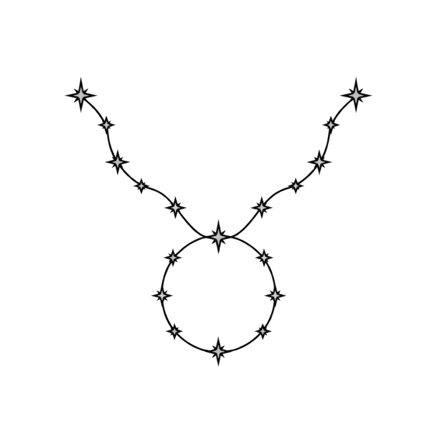Taurus tattoo design generated with AI Tattoo Lab