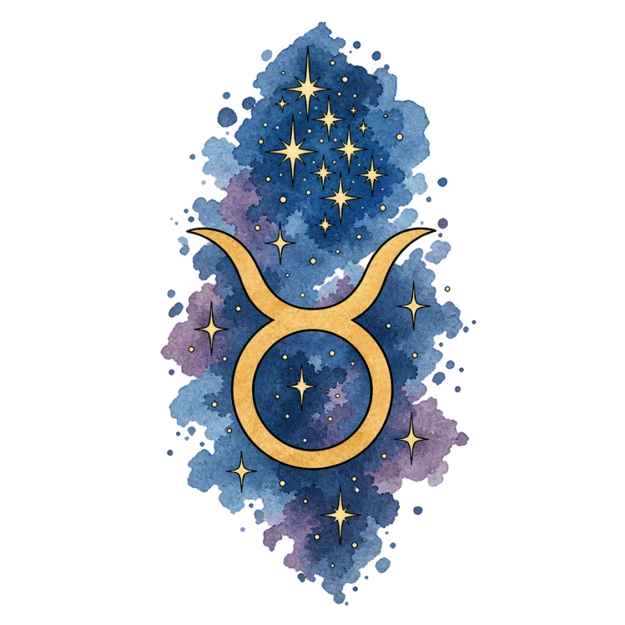 Taurus tattoo design generated with AI Tattoo Lab