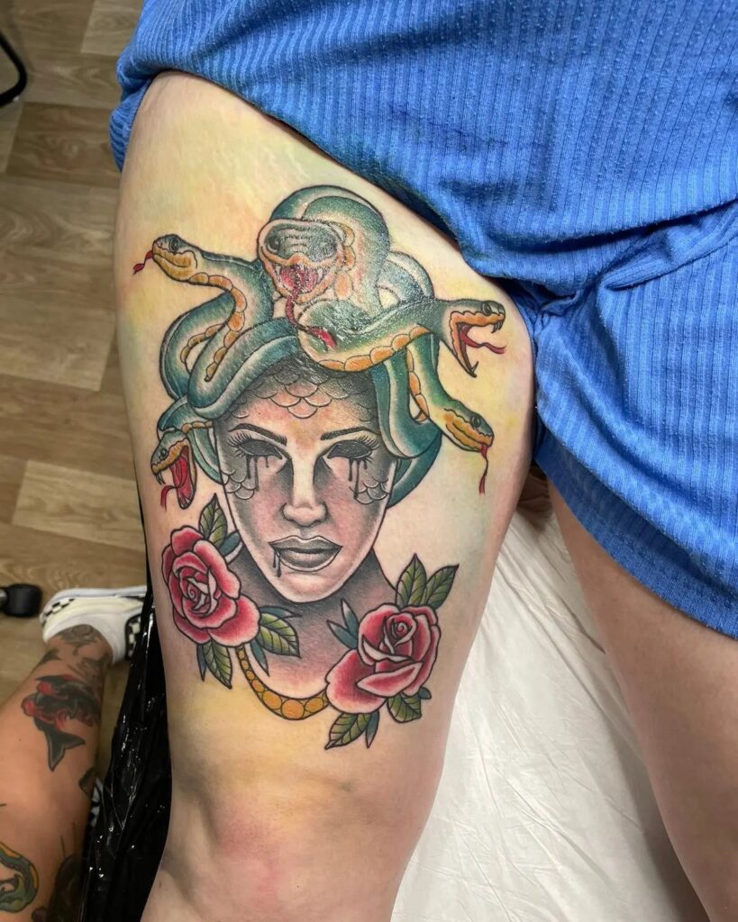 30+ Medusa Tattoos That Will Give Everyone Nightmares - AI Tattoo Lab