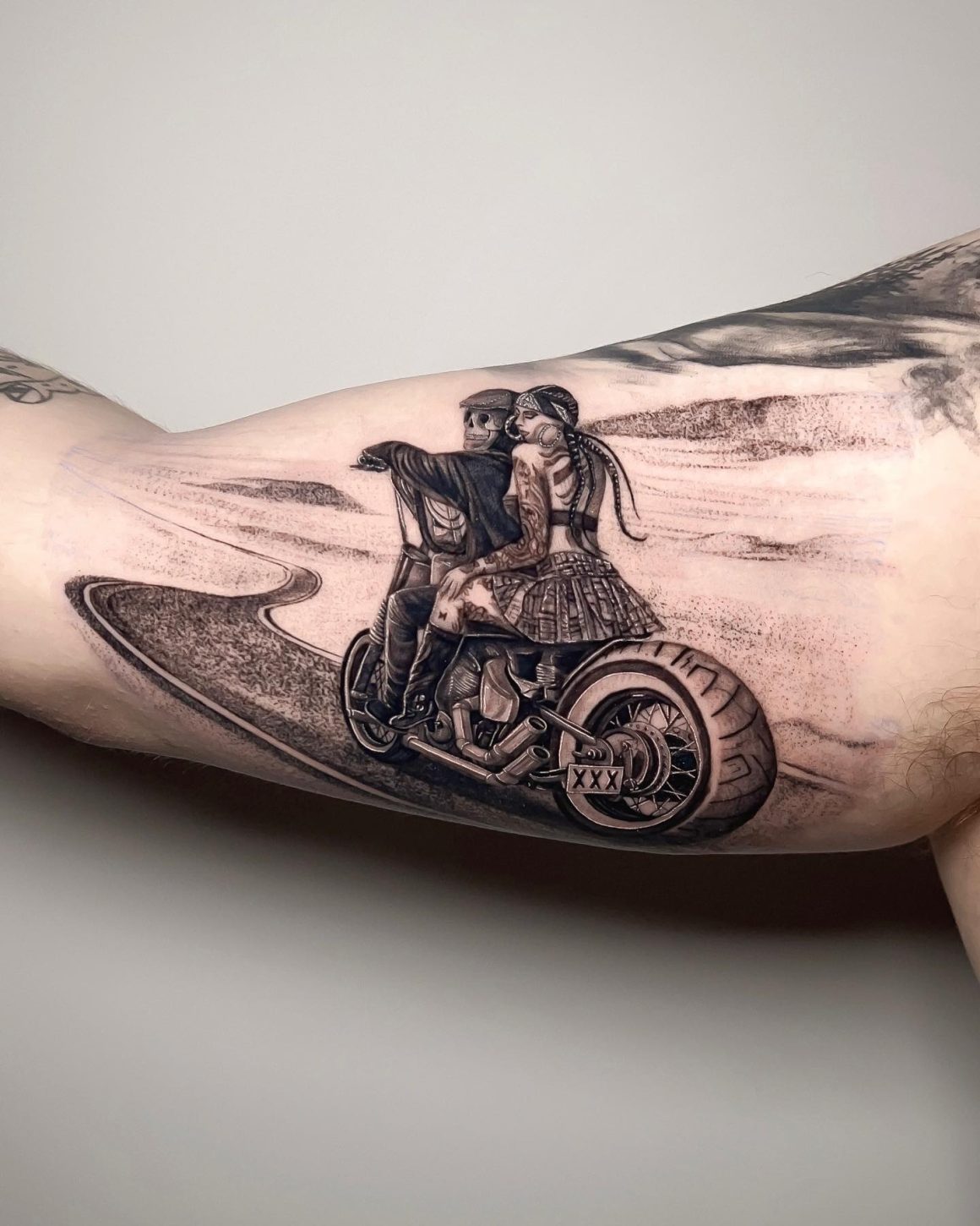 20+ Biker Tattoos That Fuel the Spirit of Freedom and Rebellion AI